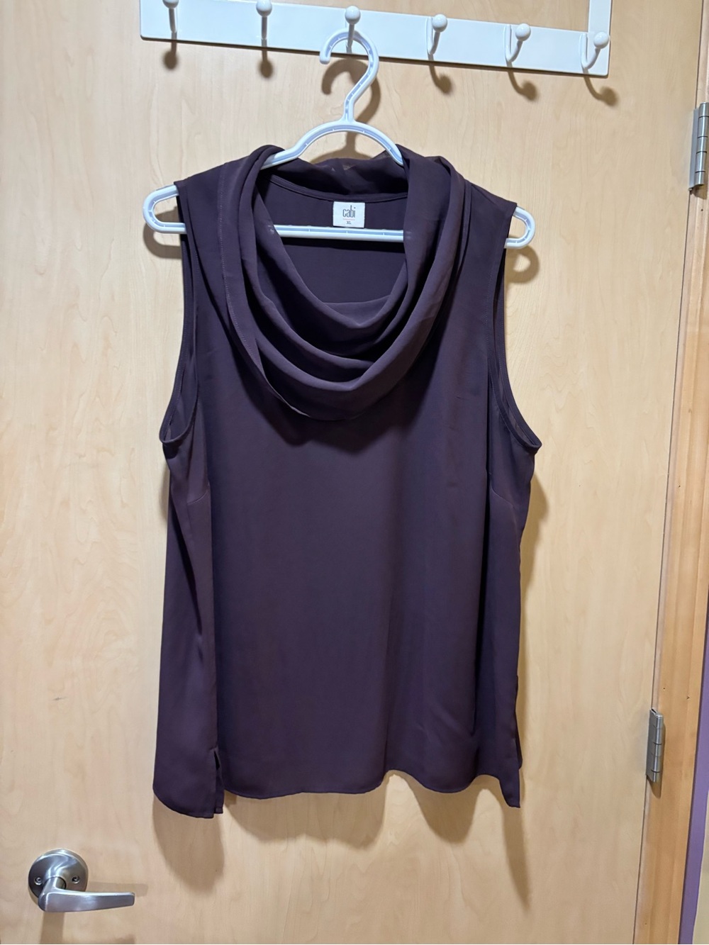 Cabi purple cowel neck tank XL